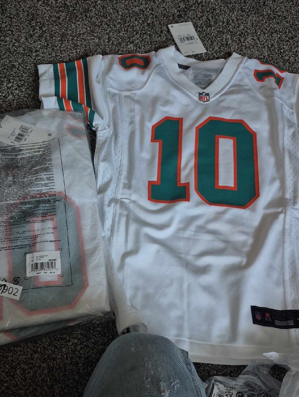 Nike White NFL Engineered Football Jersey